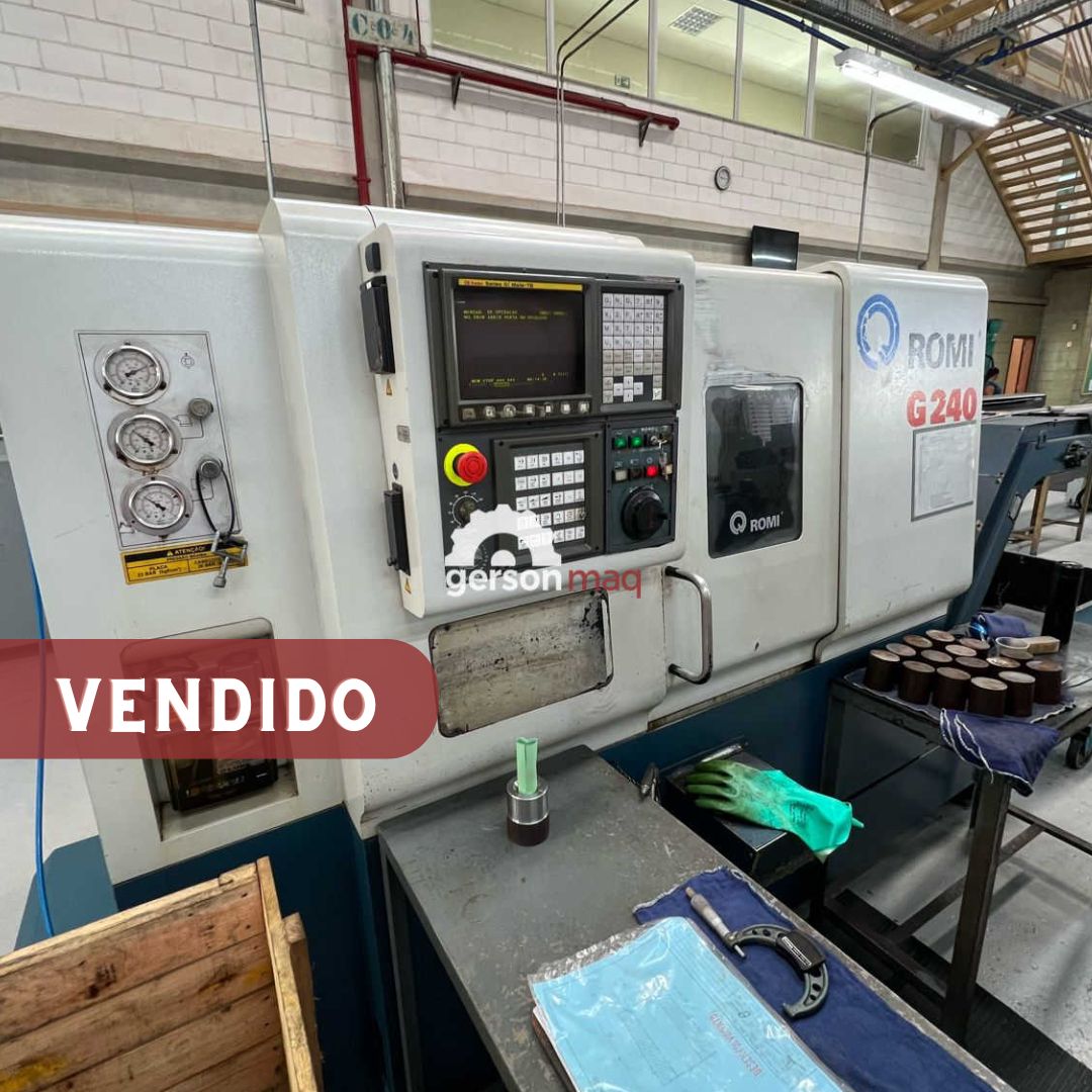 TORNO CNC ROMI G240 ANO 2006